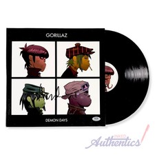 Jamie Hewlett Signed Autographed Vinyl LP “Demon Days” Gorillaz PSA/DNA Auth picture