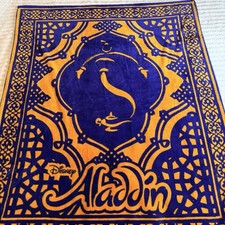 Disney's Aladdin Cozy Fleece Polyester Blanket Magic Carpet 48x58 Throw Blanket  picture