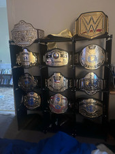 WWE WWF NWA WCWReplica Wrestling Championship Belts Lot Collection picture