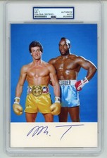Mr. T ~ Signed Autographed Rocky III Clubber Lang Sly Stallone ~ PSA DNA Encased picture