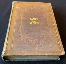1840 Games & Sports Donald Walker Golf Cricket Football Tennis 33 Plates Antique picture