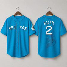 2026 Red Sox Fourth Wing Iron Flame Jersey Giveaway All Size picture