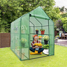 8 Shelves 3 Tiers Greenhouse Portable Mini Walk In Outdoor MINI Planter House picture
