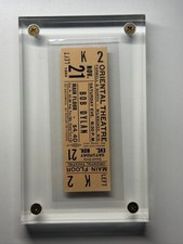1964 Bob Dylan Concert Ticket - Oriental Theatre Milwaukee - Unused Slabbed picture