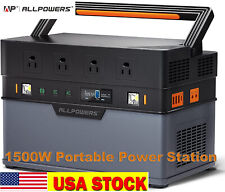 ALLPOWERS Portable Power Station 1500W (Peak 3000W), 1092Wh Solar Generator picture