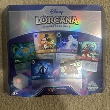 Disney Lorcana D100 Gift Set Rise of the Floodborn - New & Sealed - Promo Cards picture