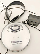 Sony D-EJ611 CD Walkman GProtection portable Tested Works w/Headphones & Adapter picture