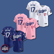 HOT ITEM LA Dodgers #17 Ohtani Tokyo Series Cherry Blossom Jersey All Size Gift picture