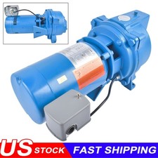 NEW J5S 1/2 HP Cast Iron Shallow Water Well Jet Pump 115/230V - Blue picture