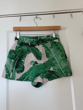 Dolce & Gabbana Banana Leaf Brocade Shorts IT 38 picture