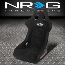 NRG INNOVATIONS FRP-302BK-ULTRA LARGE PRISMA FIXED BACK BUCKET RACING SEAT BLACK picture