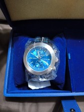 Aragon Predator VD51 Blue Dial Chronograph Men's Watch Heavy Nice *NEW IN BOX* picture