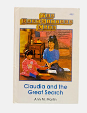 Claudia and the Great Search Large Print Ex-Library Hardcover – BSC #33 picture