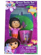Nickelodeon Dora The Explorer Great Smile Kids Toothbrush & Holder Rinse Cup Set picture