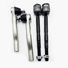 New TRQ Inner and Outer Tie Rod Set For 09-14 Honda 53010-TK6-A02 53560-TF0-003 picture