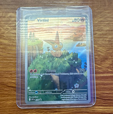 Pokemon TCG Victini 208 SV Scarlet & Violet Promo Holo English 80 HP V-Force picture