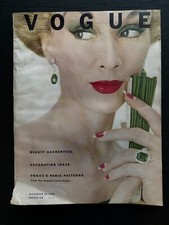 Vogue Magazine October 15, 1951 Fashion, Princess Elizabeth and Duke of Edinburg picture