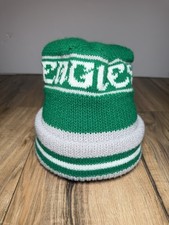 Vintage 70s 80s Philadelphia Eagles NFL Kelly Green Beanie Knit Winter Hat picture