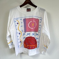 Vintage 80’s Peter Max  Art  Tshirt M.  Neo Max Red Chair Signature Series picture