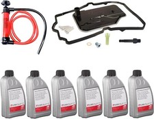 Transmission Fluid Service Kit 6L ATF (Red), Filter, Gaskets, Bolts for Mercedes picture