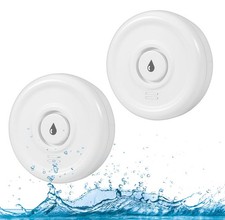 2 Pack Water Leak Alarm Wireless 100dB Sensor Water Heater Leak Early Warning picture