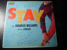 SIGNED MAURICE WILLIAMS AND THE ZODIACS STAY WITH LP RECORD picture