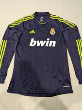 adidas Real Madrid Ronaldo #7 ClimaCool Formotion Long Sleeve Jersey Mens M Blue picture