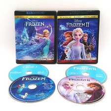 DISNEY’S FROZEN 1 & 2 [4k Ultra HD + Blu-ray + digital] 2-MOVIE Collection - NEW picture