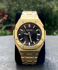 New Casio G-Shock yellow Gold Color GA2100 Luxe black gold custom modification picture