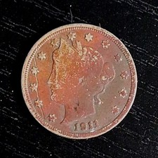 1911 Liberty V Nickel #3 - Obv toning 115 yr old Phila Circ picture