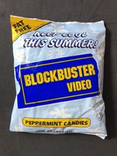 GRAIL 1998 BLOCKBUSTER VIDEO Peppermint Candies Sealed Store Product Vintage picture