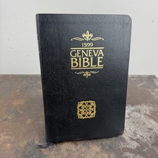 1599 GENEVA Study Bible Tolle Lege Press Black Bonded Leather w/ CD picture