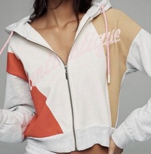 Anthropologie Daily Practice Colourblock Zip-Up Hoodie Size M New with Out Tags picture