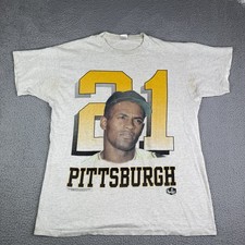 Roberto Clemente Vintage T Shirt 1994 Pittsburgh Pirates Single Stitch Size XL picture