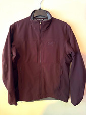Arc'teryx Gamma MX Men's M Burgundy Softshell Full-Zip Jacket picture