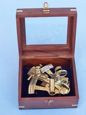 Titanic White Star Lines Sextant with Rosewood Box 5