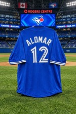 Roberto Alomar Toronto Blue Jays #12 Signed Jersey JSA Authentic picture