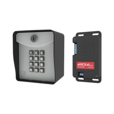 Security Brands 14-500 433MHz Backlit Gate Keypad Post Mount w/ Receiver 2 Doors picture