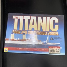 Titanic submersible model and book 1999 by Santini and Hughes NEW SEALED IN BOX picture