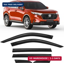 6-PCS Extra-Thick Rain Guards Fit for Honda CR-V CRV 2023 2024 2025 2026 Extra D picture