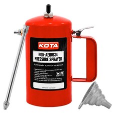 LAUCO Non Aerosol Pressure Sprayer - Refillable Pressurized Red picture