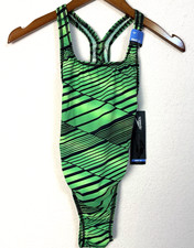 NWT Speedo Women's Swimsuit Performance LZR Race III Power Plus Kelly Green 26 picture