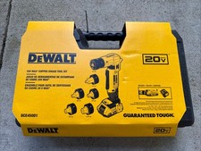 DEWALT DCE450D1 20V MAX Copper Swage Tool Kit BRAND NEW Battery/Charger Included picture