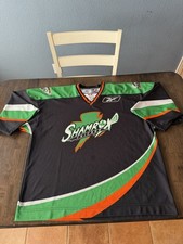Reebok Chicago Shamrox NLL Officially Licensed Lacrosse Jersey Size 54 Black picture