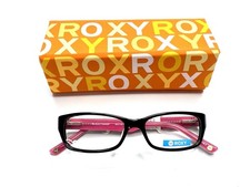 New ROXY Girls Black Pink Cat Eye Rectangular Glasses RO 3420/403 50 15 135 picture