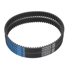 2pcs HTD-5M Rubber Timing Belt 75 Teeth 375mm Pitch Length x 15mm Width picture