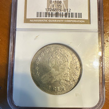 1812 Capped Bust Half Dollar 50C Silver Philadelphia Business Strike O-106 NGC picture