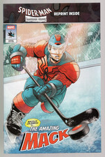 MACKLIN CELEBRINI THE AMAZING MACK SGA COMIC BOOK SAN JOSE SHARKS 4/4/26 MINT picture