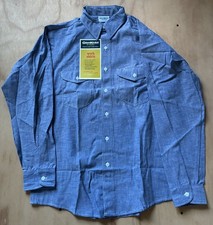 Vintage Osh Kosh B’gosh Denim Chambray workwear Shirt Size Medium NOS deadstock picture