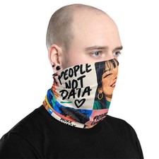No Snoops Adversarial Apparel People Not Data All-Over Print Neck Gaiter picture